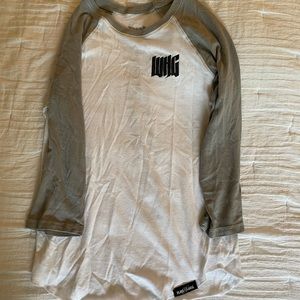 Flag Nor Fail Warhouse gym 3/4 length sleeve top